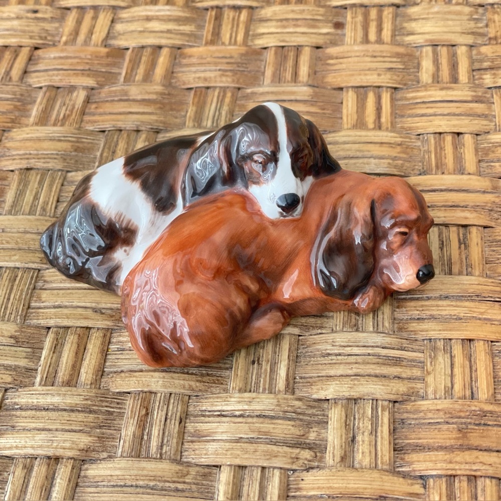 Royal Doulton Cocker Spaniels Sleeping